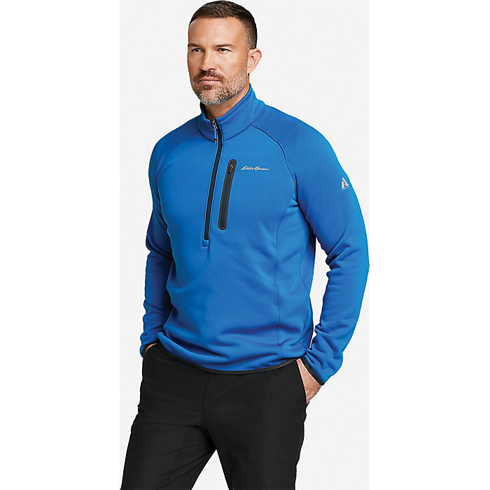 Eddie Bauer First Ascent Men's Power Stretch Half Zip Mock Top 1 Eddie Bauer First Ascent Men's Power Stretch Half Zip Mock Top